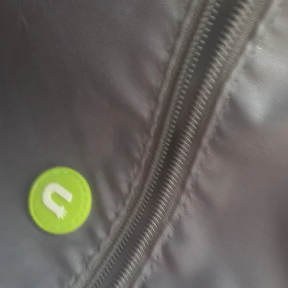 Orange and Black Backpack with Customizable Panel - Picture 7 of 8